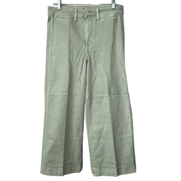 OAT New York Cropped High Rise Wide Leg Jeans Size 30 - Picture 2 of 9